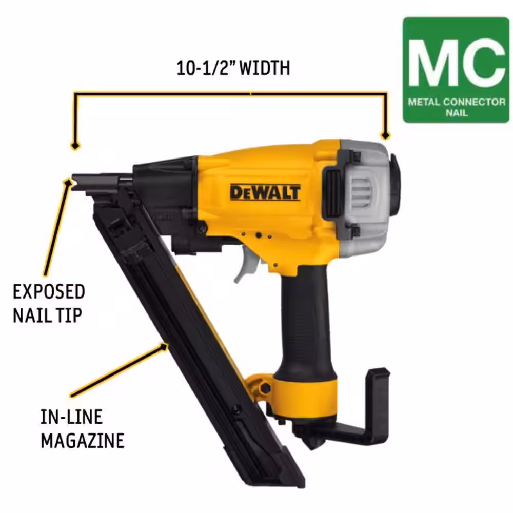 35-Degree Pneumatic Metal Connector Nailer