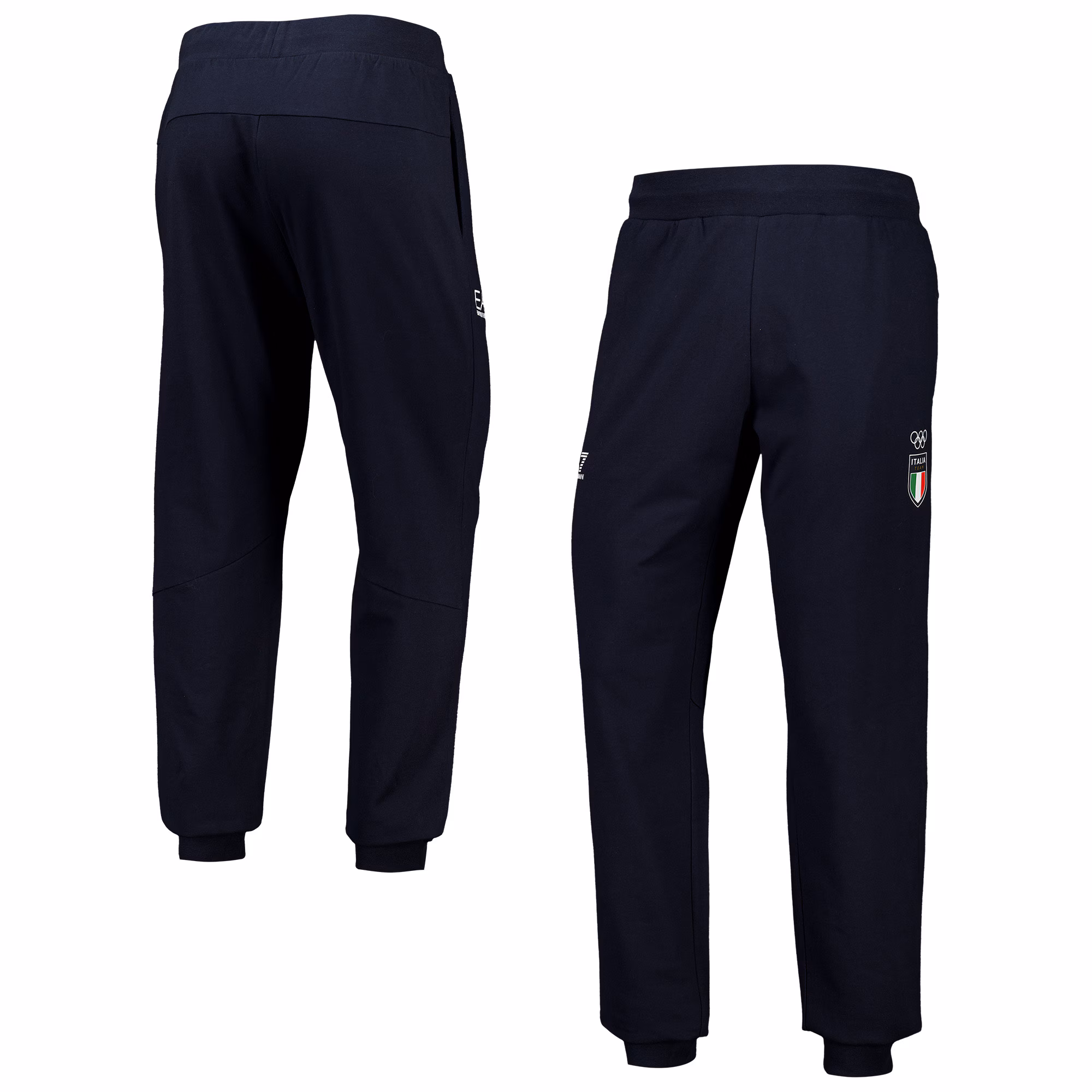 Team Italy EA7 Emporio Armani Jog Pants - Navy