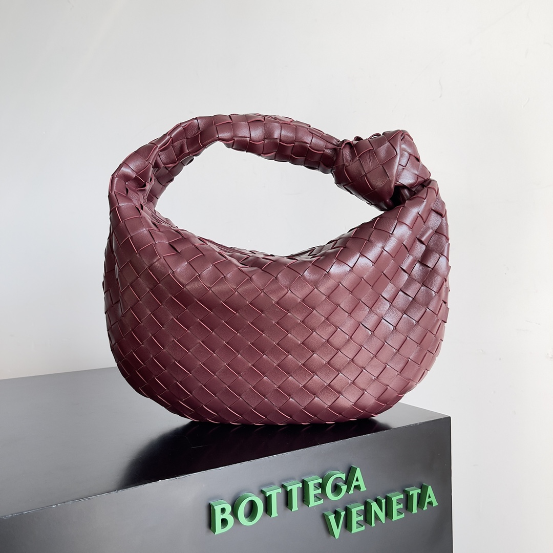 TOP Bottega Veneta BV Jodie Bag Teen 36x21x13cm - Claret Red