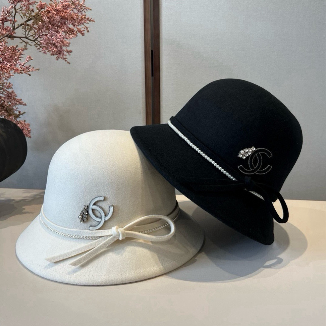 TOP CHANEL Bowler Hat - 2 Colour