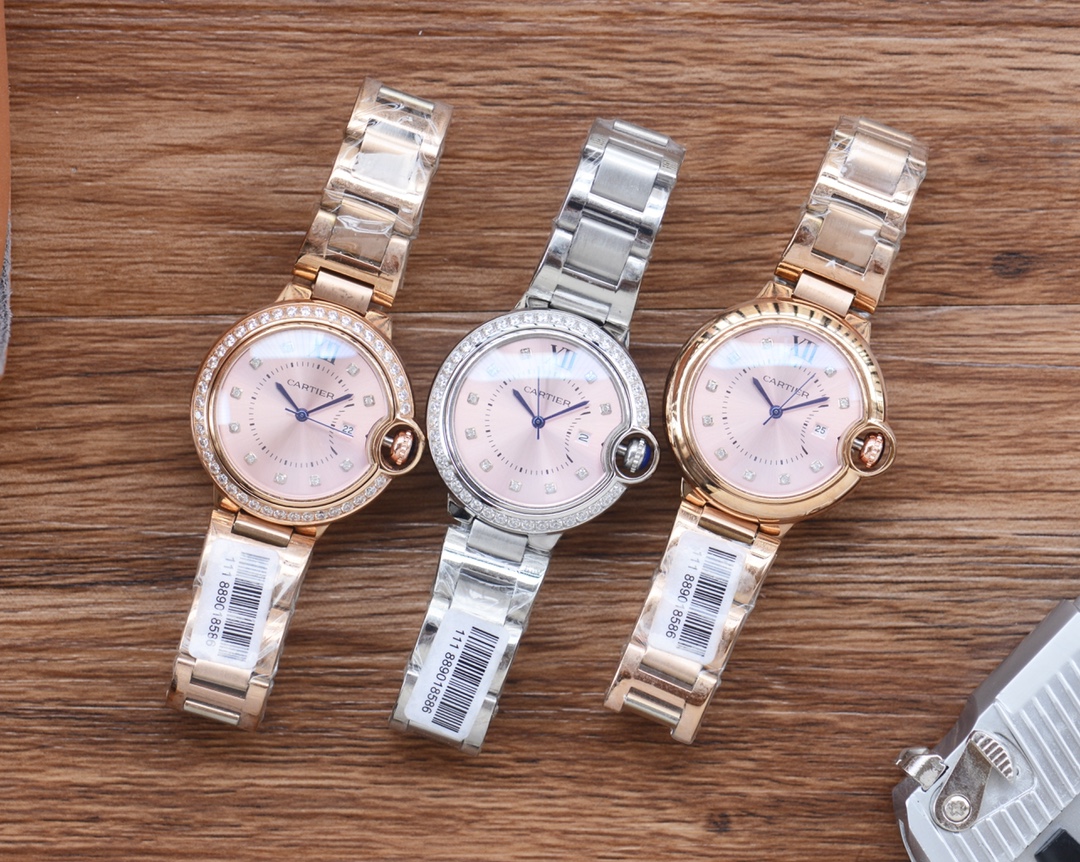TOP Cartier  Ballon Bleu de Cartier Watch 33 mm -  2 Colors