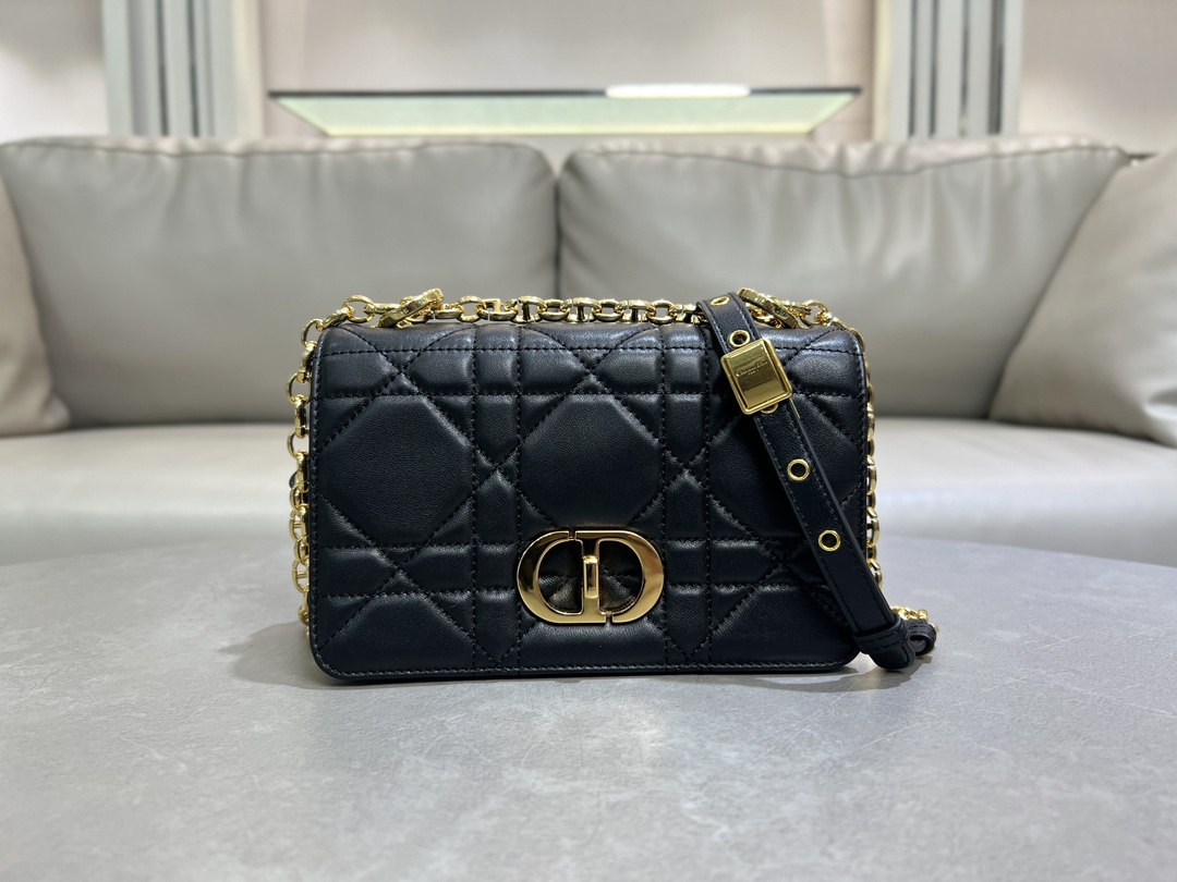 TOP Christian Dior Caro Bag Chain Box Bag 20×13×7cm -  4 Colour
