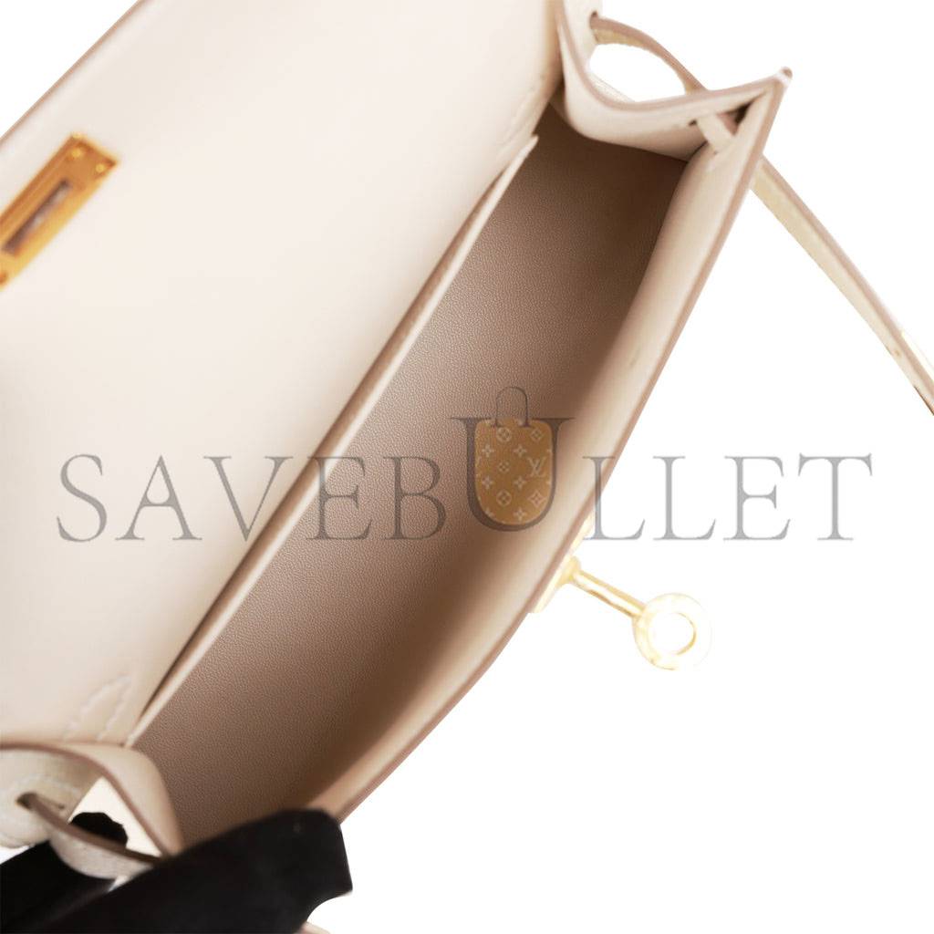HERMES MINI KELLY EPSOM GOLD HARDWARE (19*12*5.5cm)