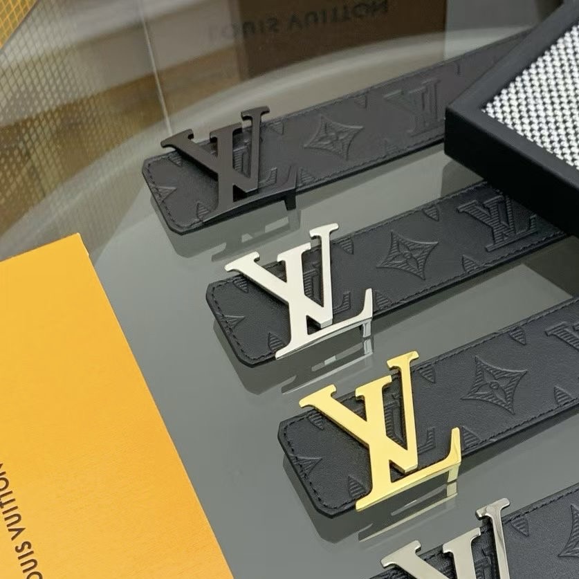 Luxurious men's letter-printed belt