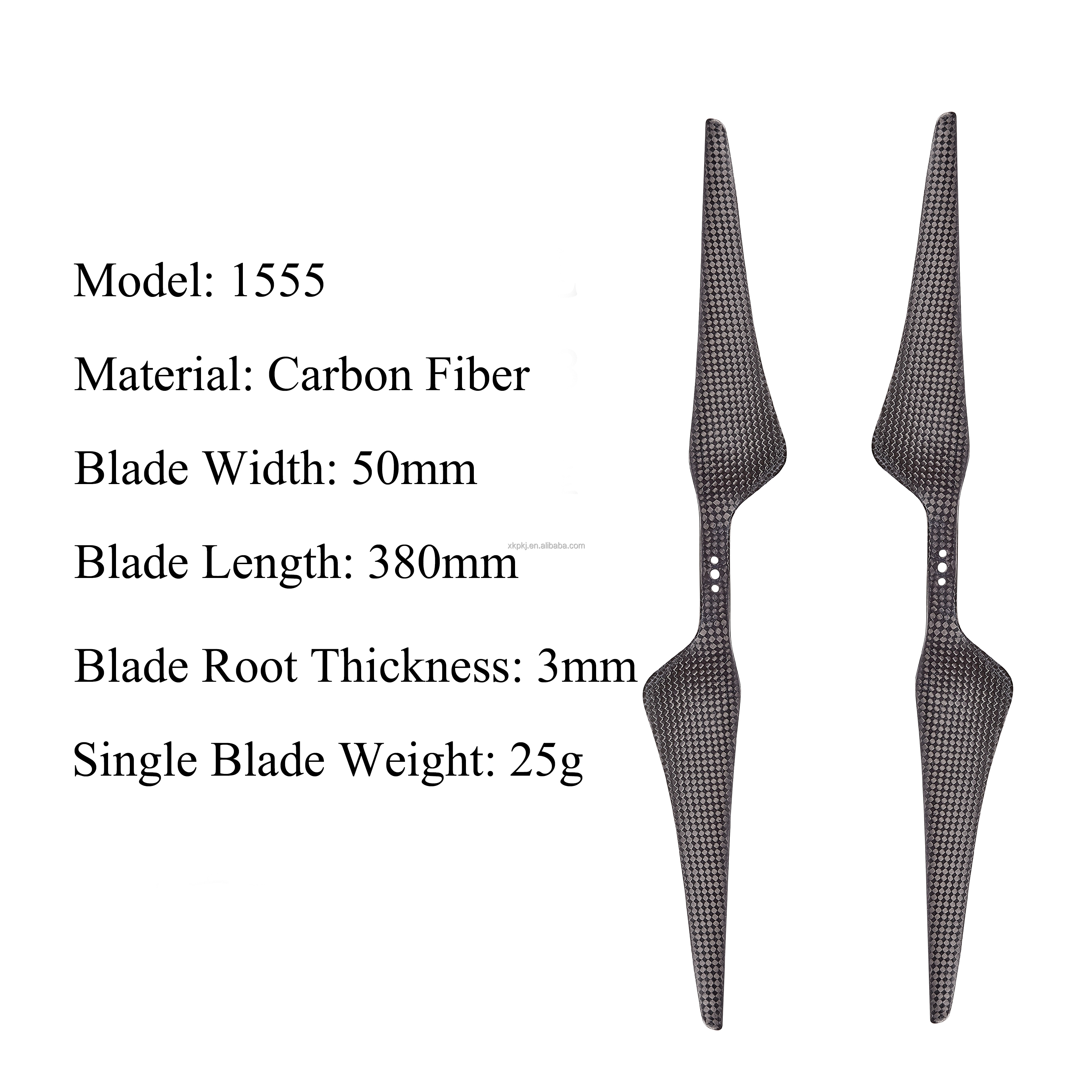 Model 1555 High Strength Dragonfly Tail Propellers Carbon Fiber CW CCW Blades for DJI Agras Drone Accessories