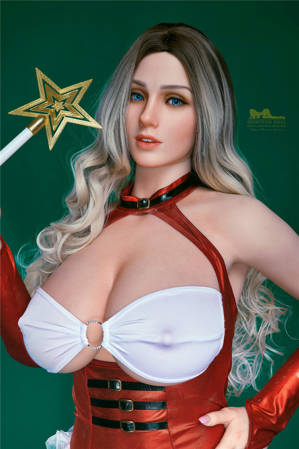160cm/5ft3 I-cup BBW Big Boobs & Big Booty European Silicone Lady Sex Doll – S5 Cinderella
