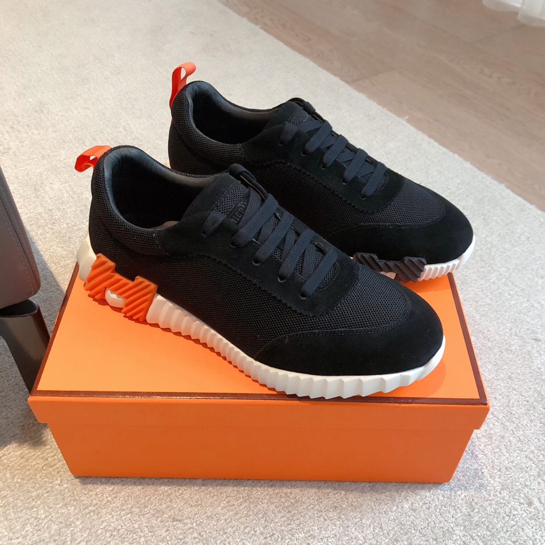 Hermès-trainers 2024 giga Leather low trainers  (Replica)