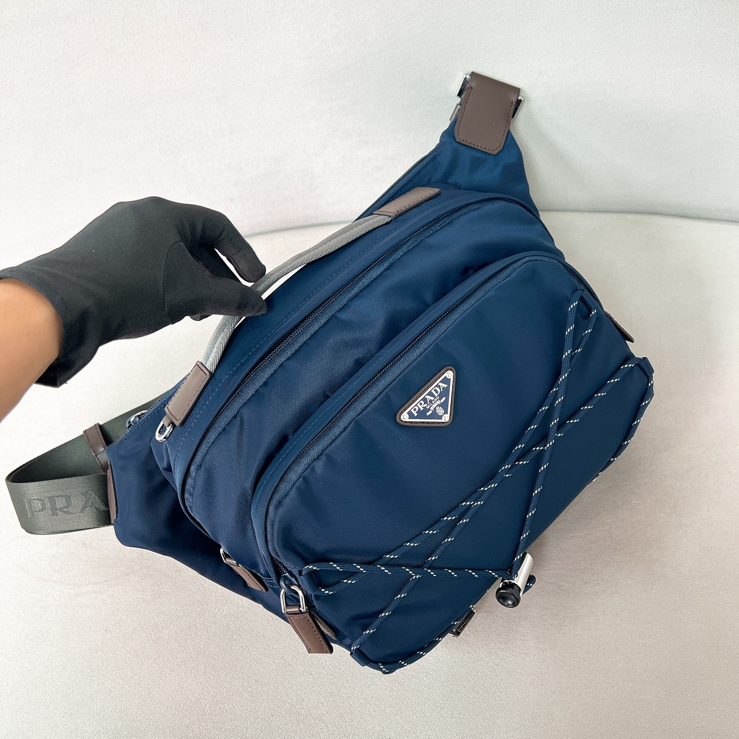 TOP PRADA Re-Nylon Messenger Bag 30x22x10cm - 2 Colors