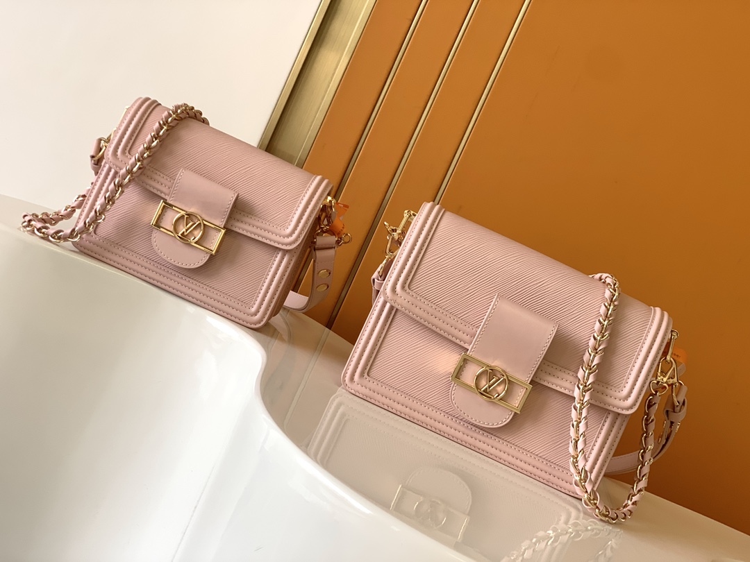 TOP Louis Vuitton LV Epi Grain Leather Bag 2 Sizes - Pink