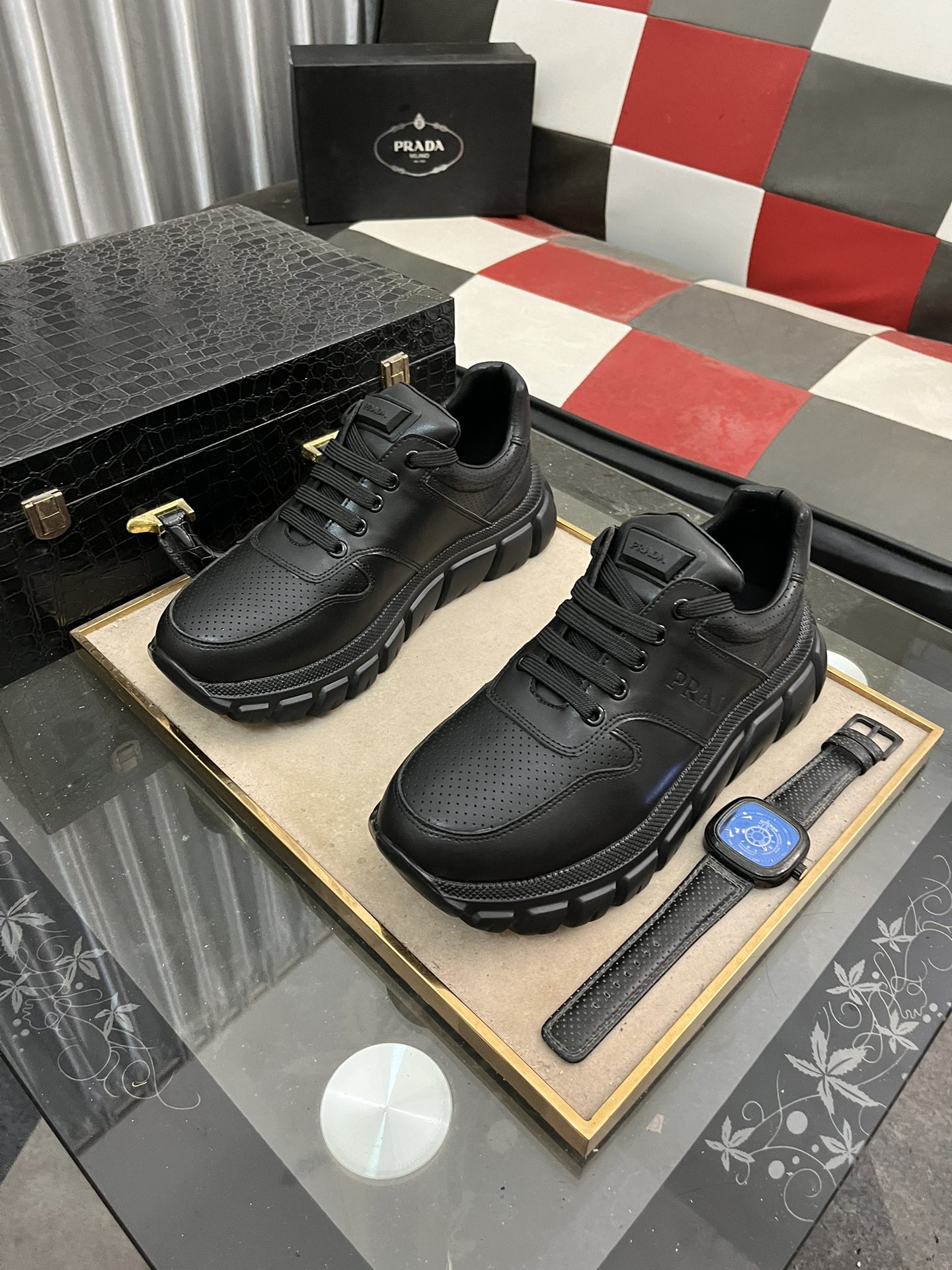 TOP PRADA Shoes - Black