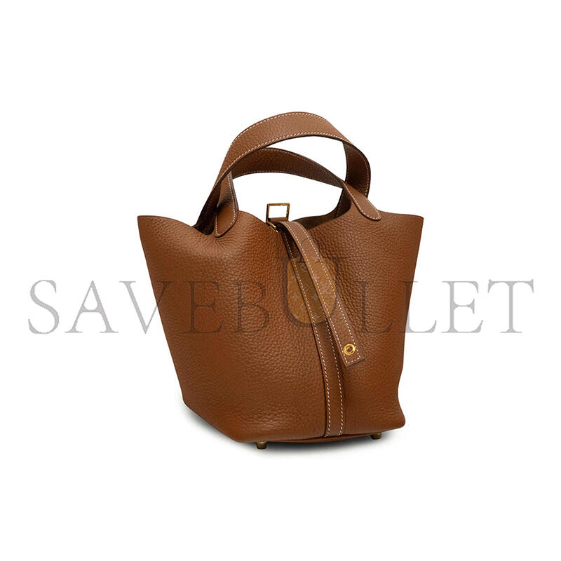 HERMÈS PICOTIN 18 GOLD CLEMENCE (18*18*13cm)