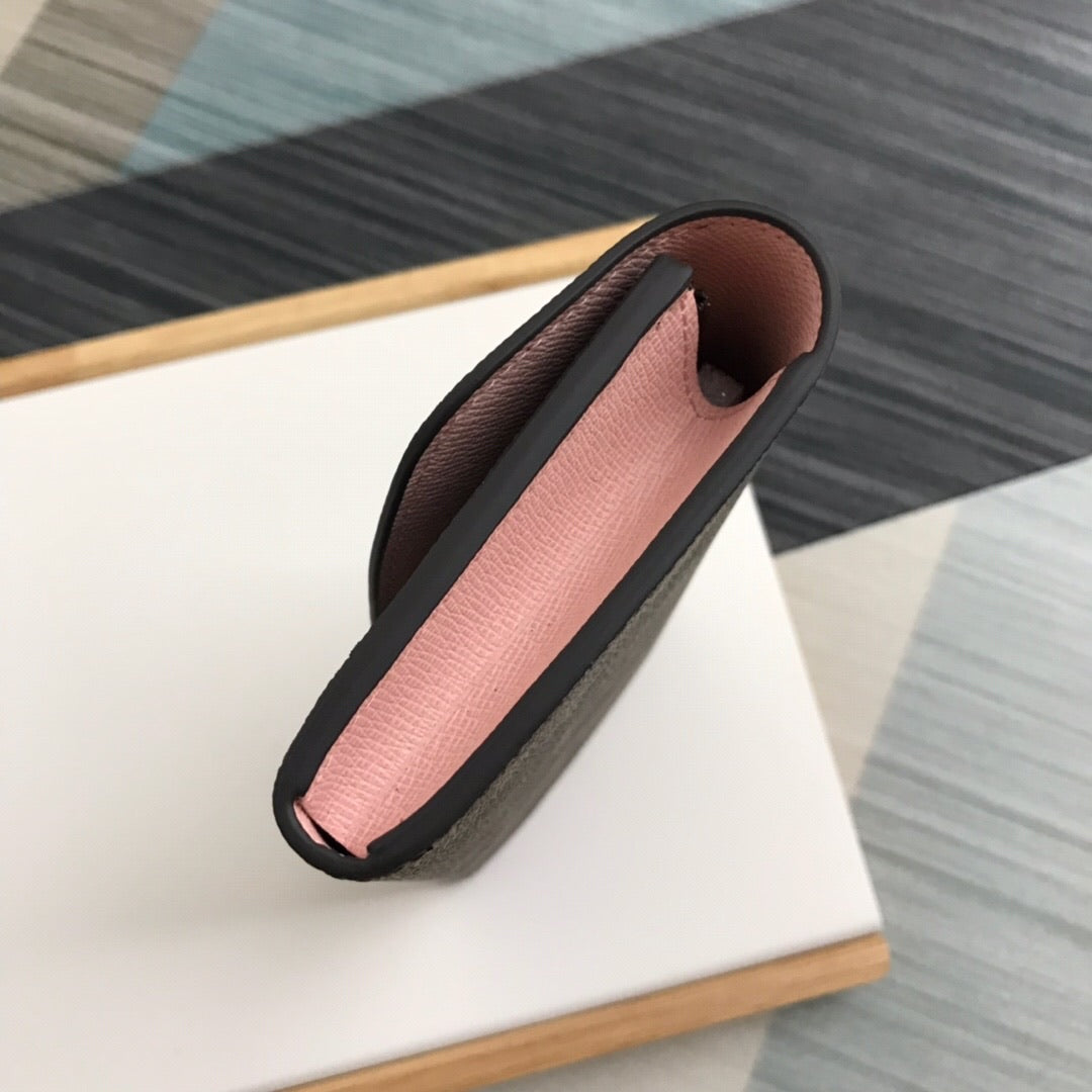 TOP Louis Vuitton LV LV Emilie Wallet - Light Pink