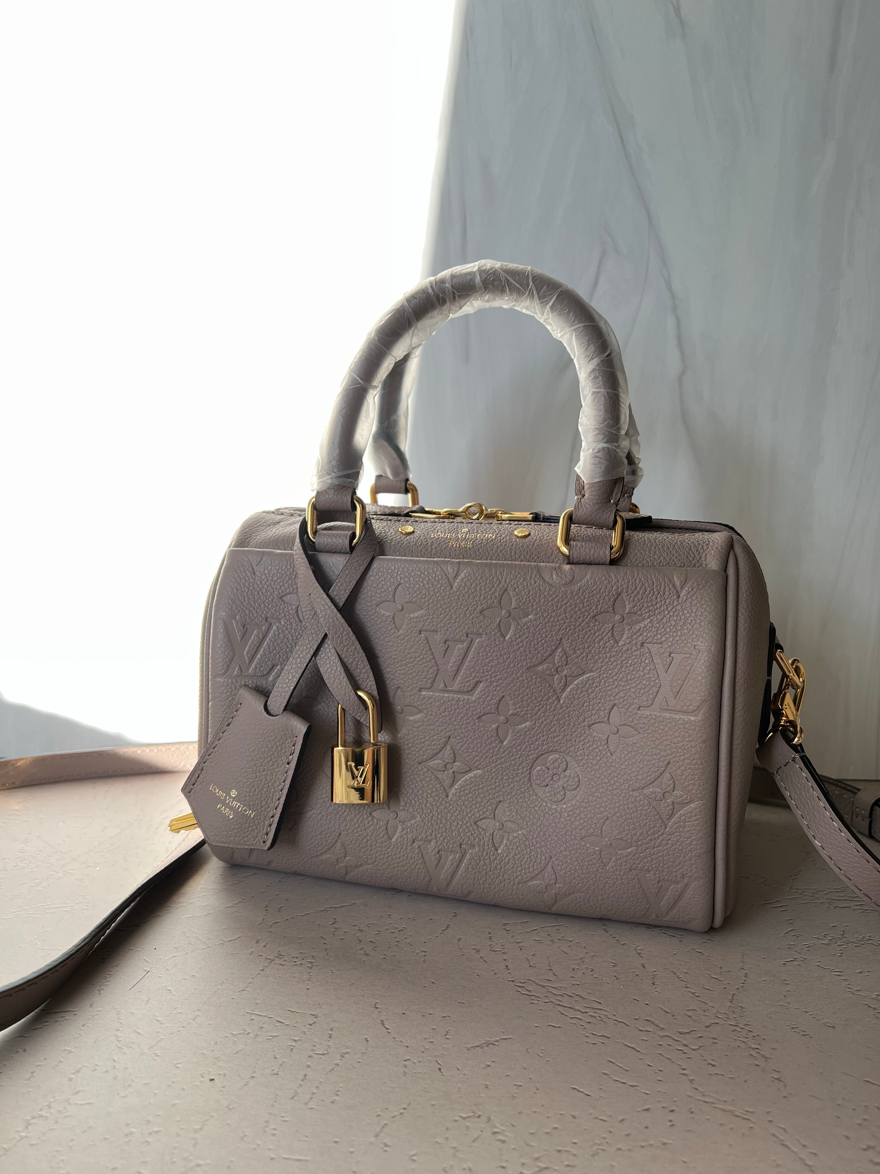 TOP Louis Vuitton LV  Speedy Bag 20x13.5x12cm - Turtle Dove