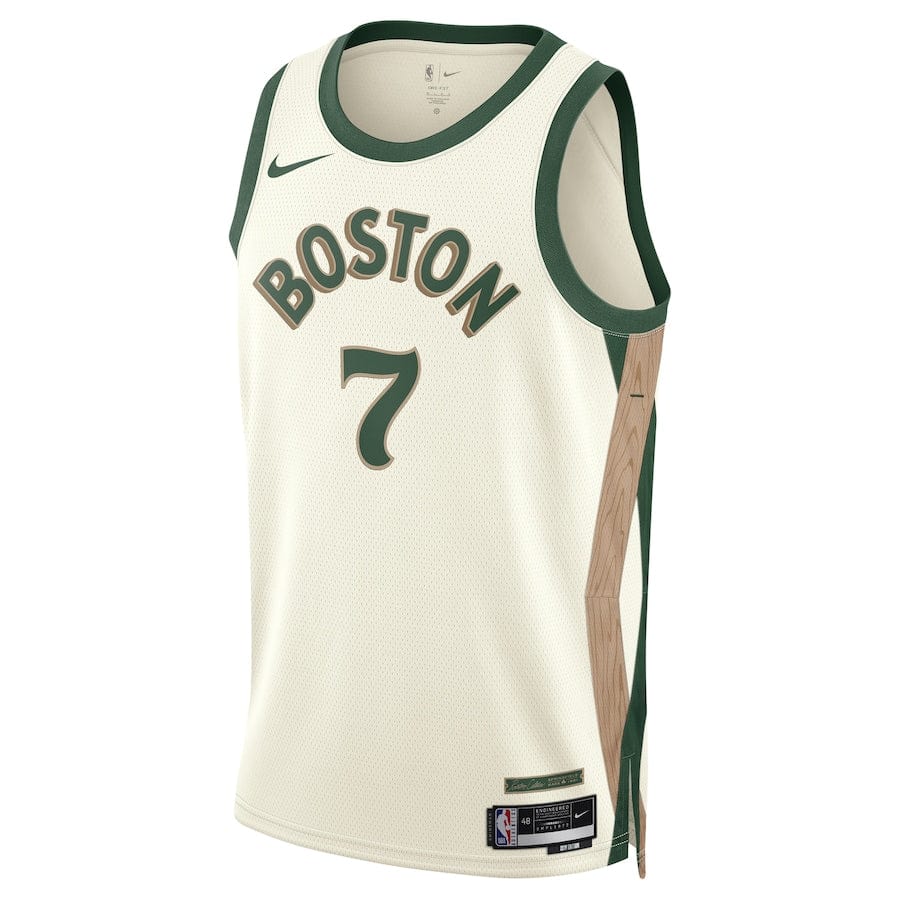 Jaylen Brown Boston Celtics City Edition  Men's2023-2024 season Jersey