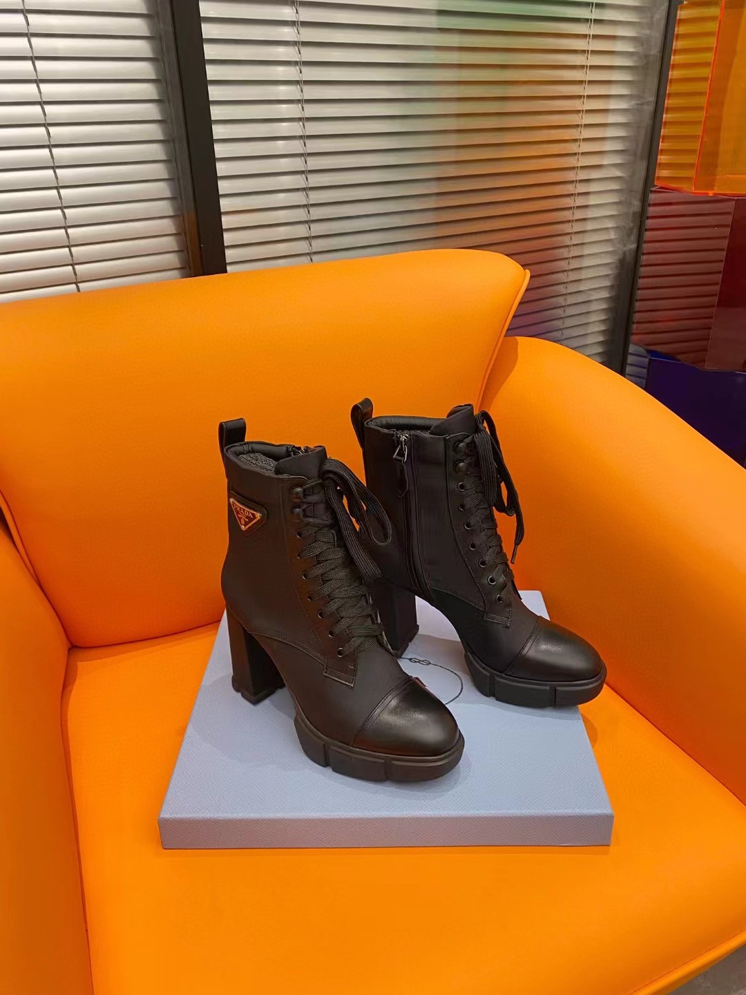 TOP PRADA Boots - Black