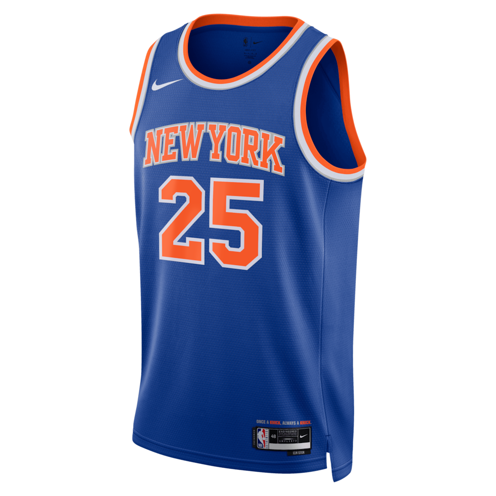 Mikal Bridges New York Knicks 2026 Finals Jersey - Blue