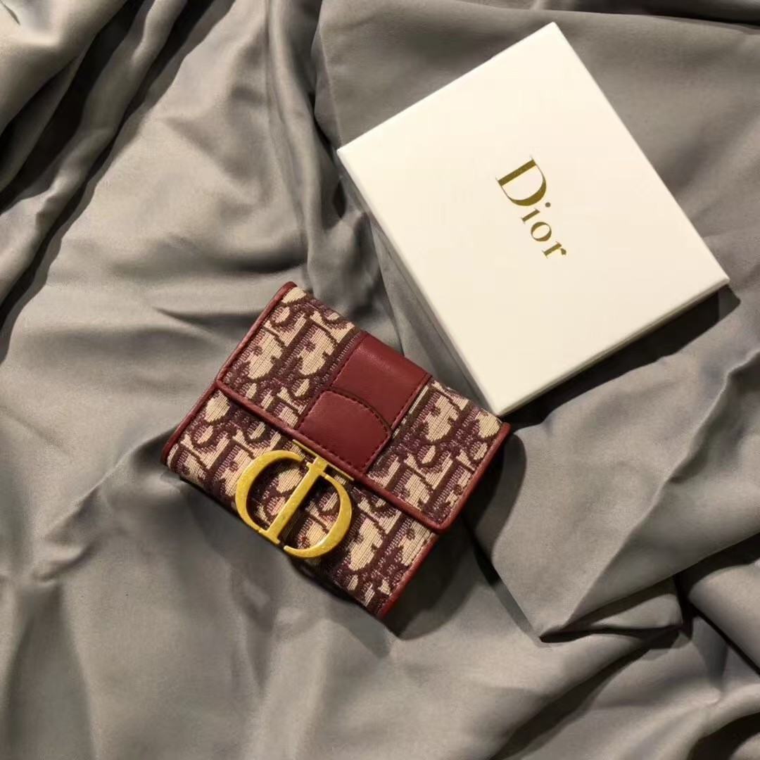 Dior Snap Button Wallet(Replica)
