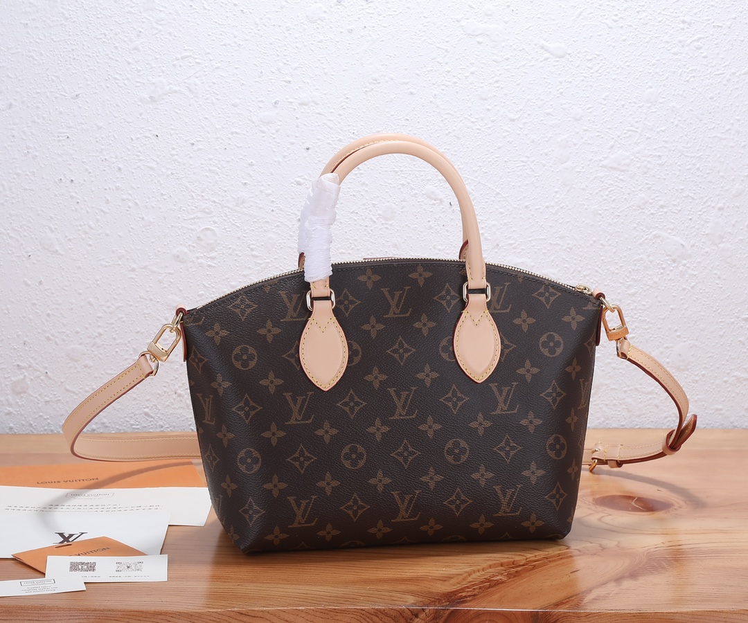 TOP Louis Vuitton LV Boetie NM PM Monogram Bag 25 x 23 x 14cm - Brown