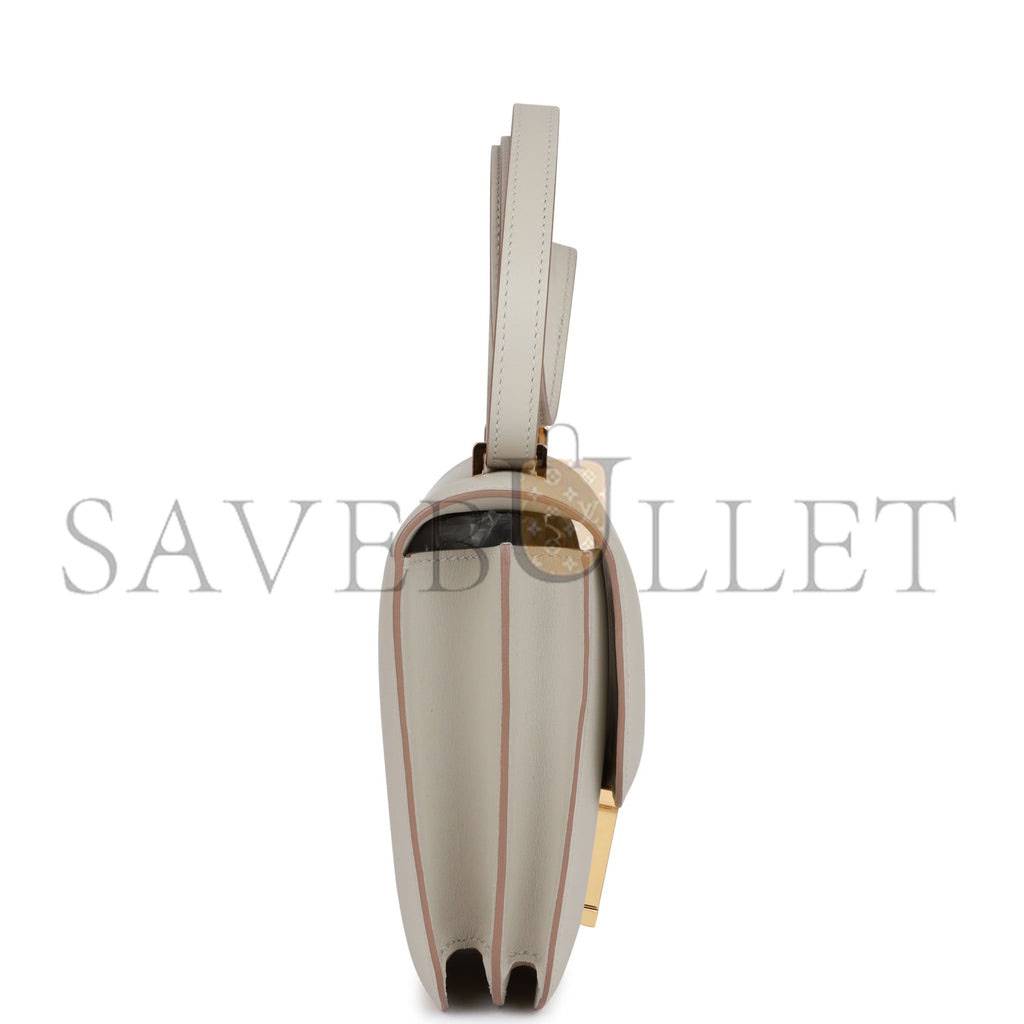Hermes Constance 18 Gris Perle Swift Gold Hardware