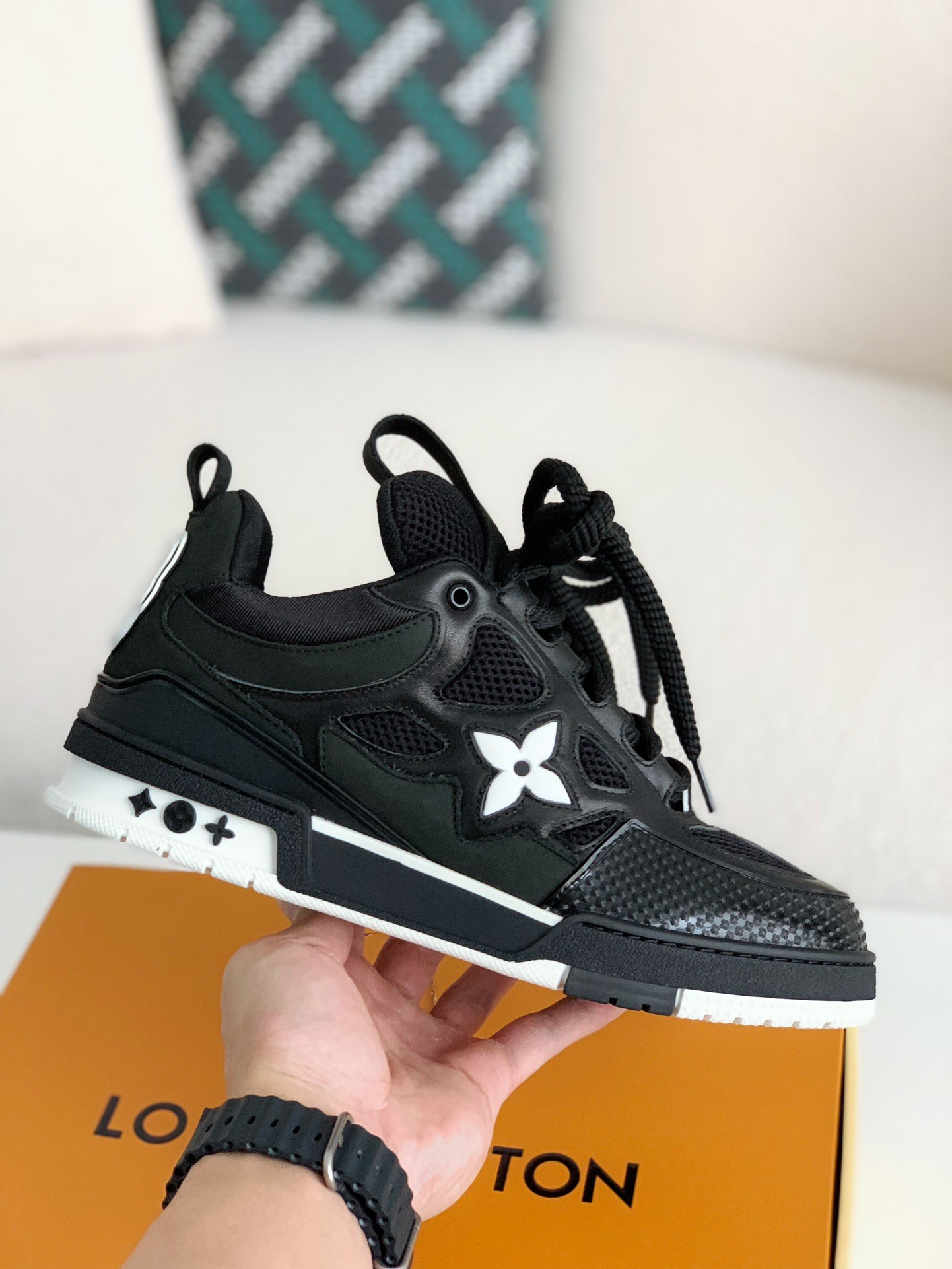 Louis Vuitton Black Skate Shoes