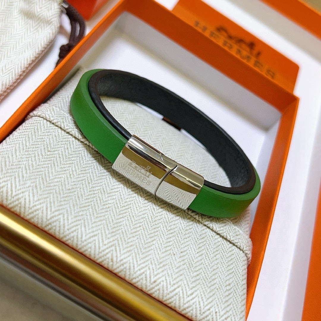 TOP HERMES Bracelet- Green