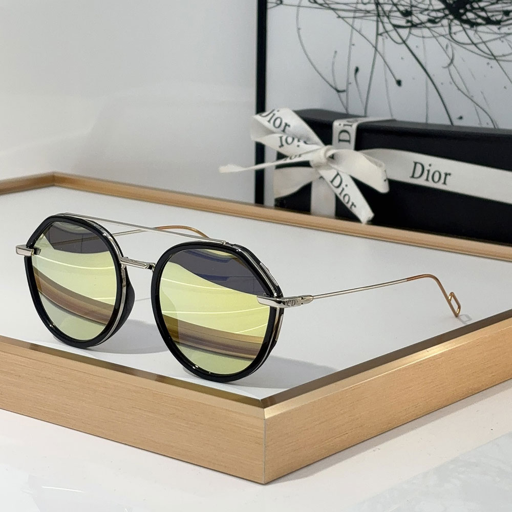 Dior Alloy Sunglasses With Reflective Frames Top quality (Perfect Replica）