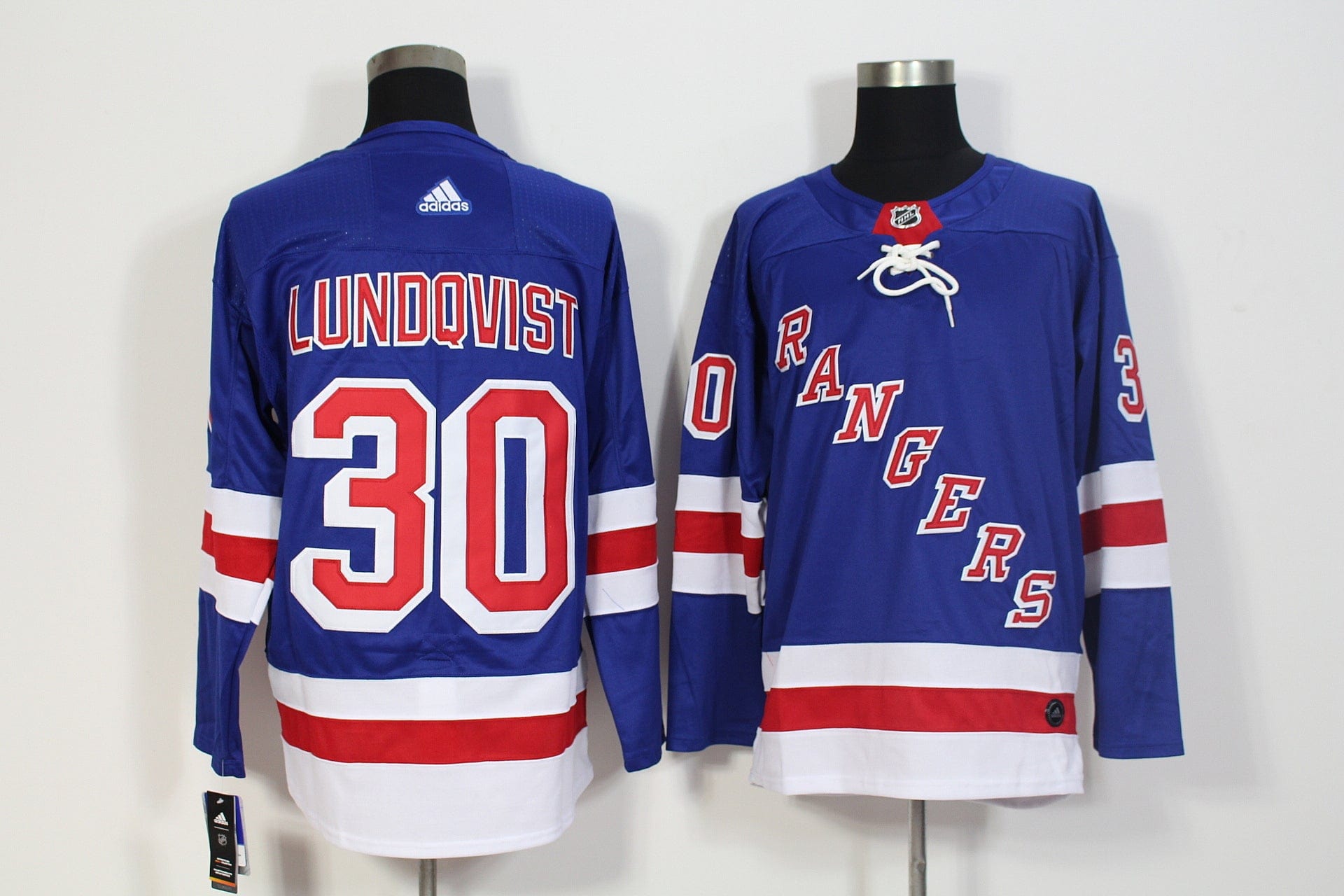 NHL New York Rangers  LUNDOVIST # 30 Jersey