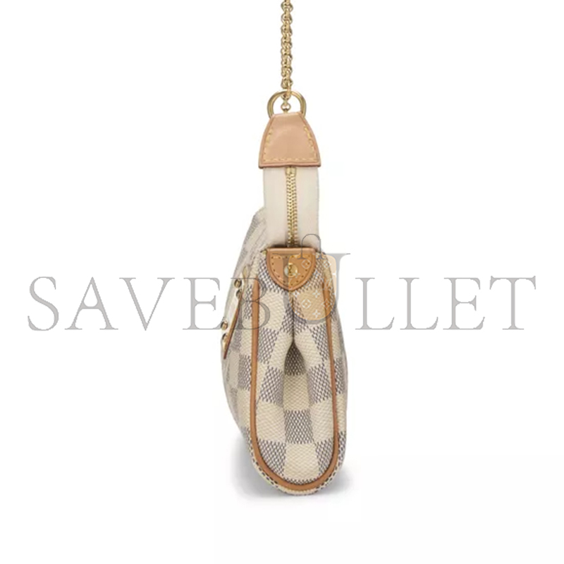 LOUIS VUITTON DAMIER EBENE EVA CLUTCH BAG N55214 (25*13*4cm)