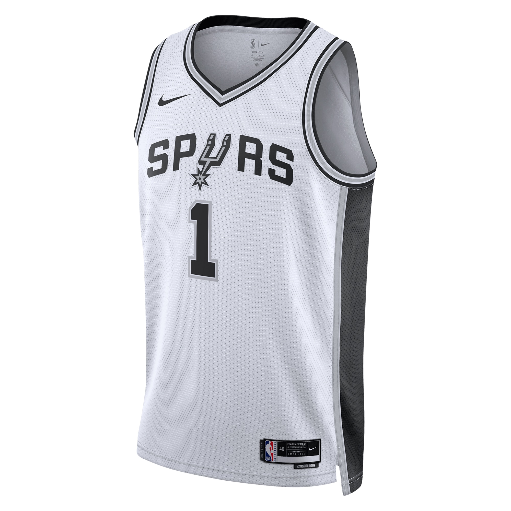 San Antonio Spurs Victor Wembanyama Association Edition Swingman Jersey – White