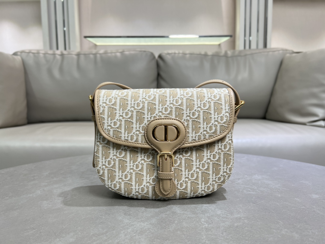 TOP Christian Dior Bobby Bag 22×17×6cm - Brown