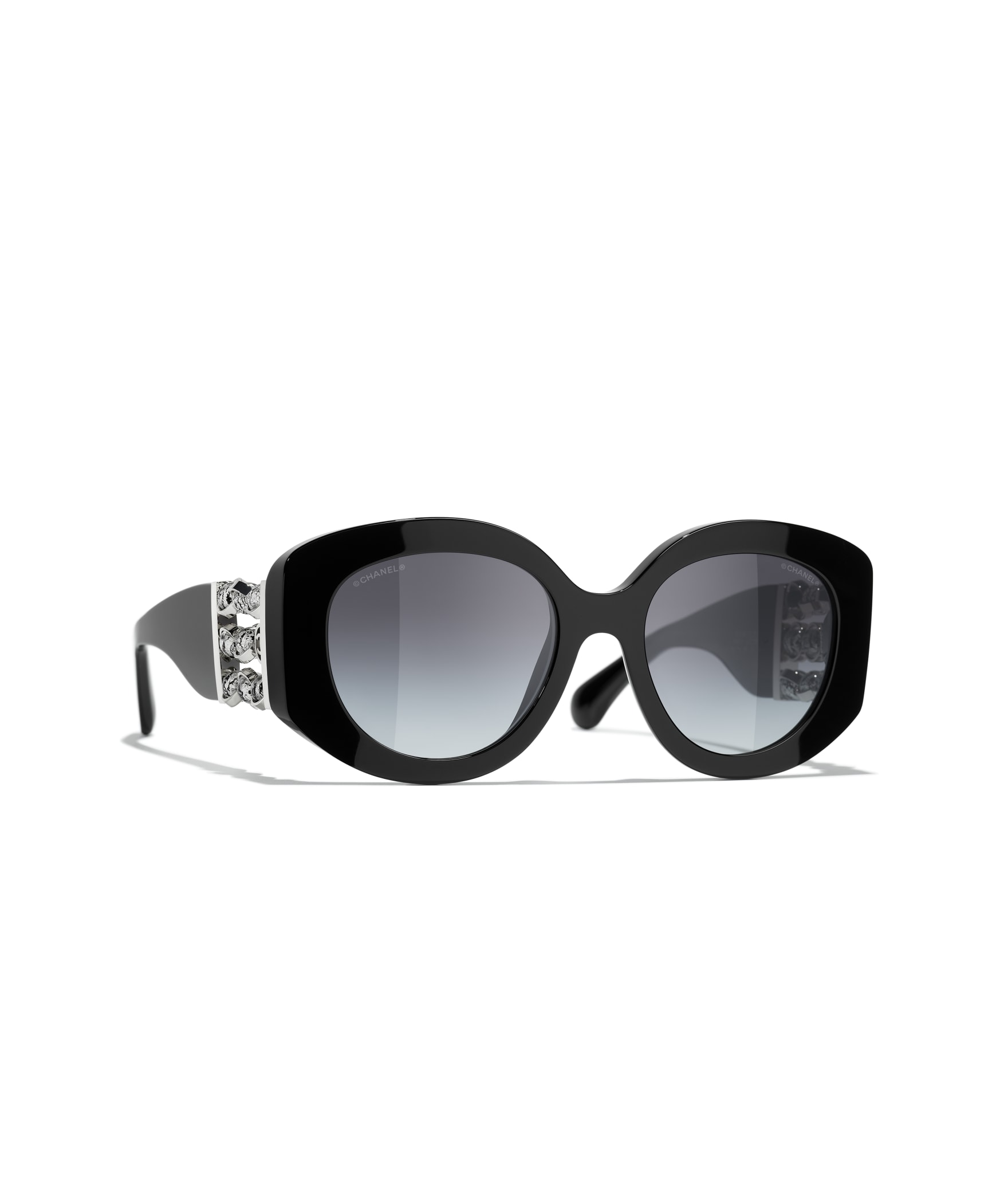 CHANEL Oval Sunglasses A71700X08285S