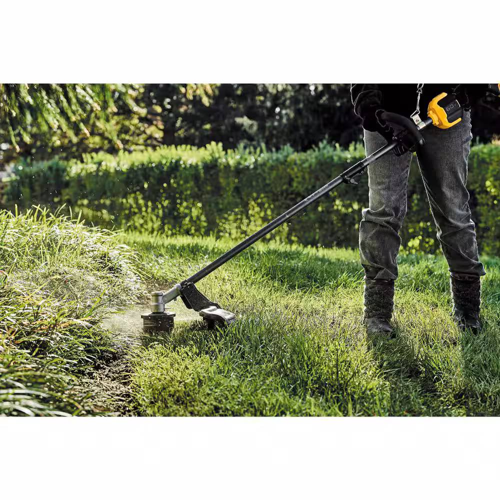 FLEXVOLT 60V MAX 17 in. Cordless Battery Powered Attachment Capable Trimmer Kit with (1) FLEXVOLT 3 Ah Battery & Charger