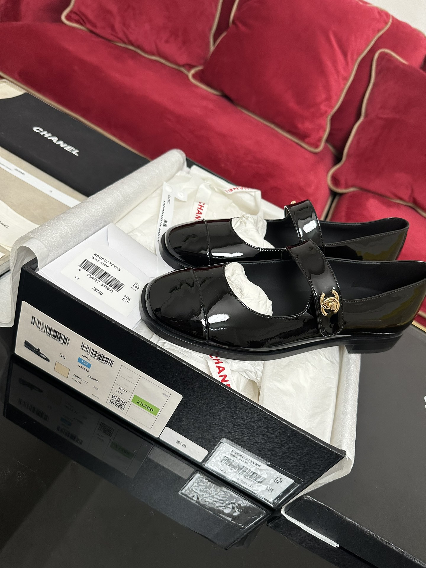 TOP CHANEL Round Head Flat Shoes - 5 Colors