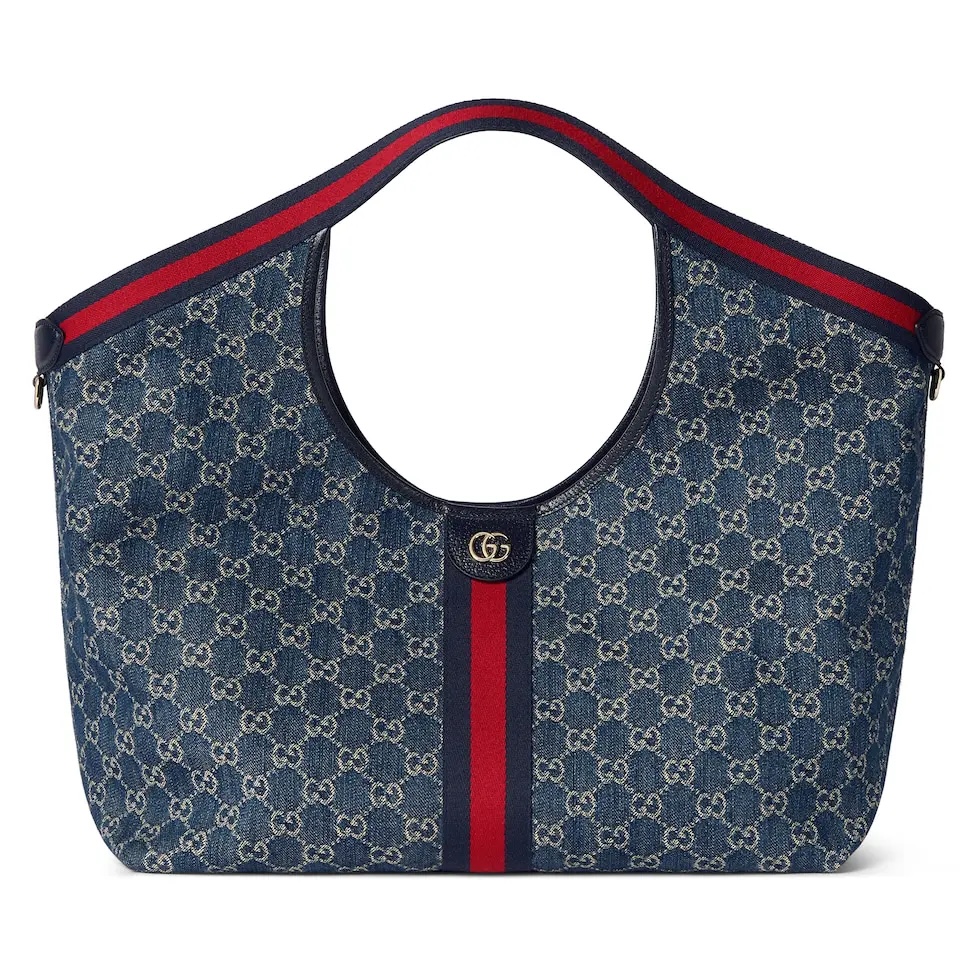 TOP GUCCI Giglio Tote Bags 60 x 47 x 16 cm - Blue