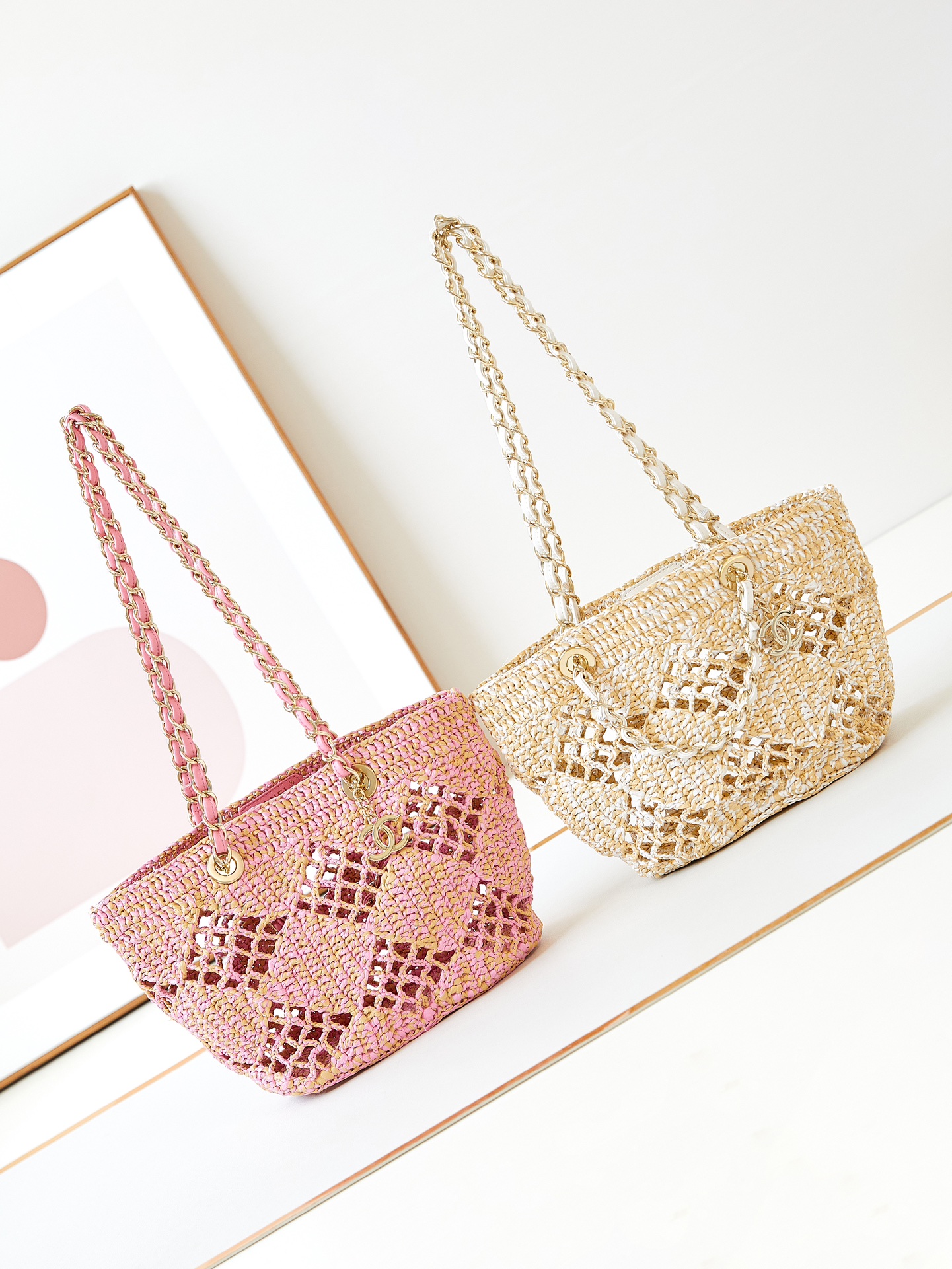 TOP CHANEL Coco Beach Bag 24×32×10 cm  - 2 Colors