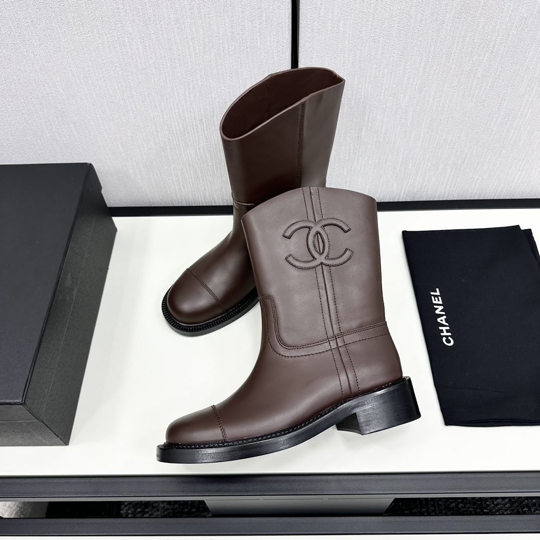 TOP CHANEL Knight Martin Mid-Length Boots - 4 Color