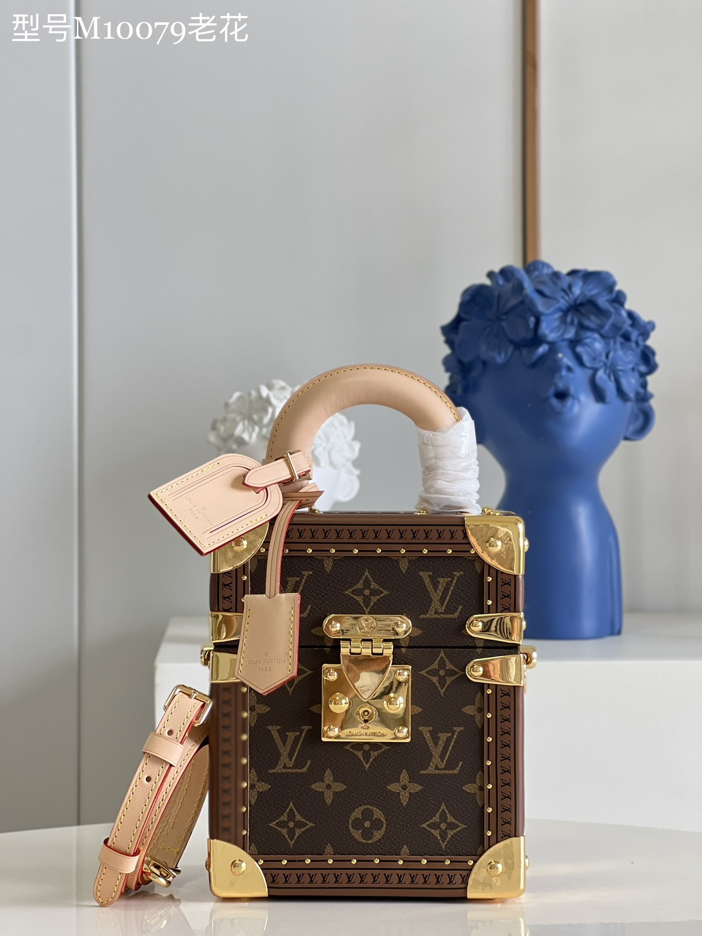 TOP Louis Vuitton LV Camera Box Monogram Vernis Leather 16x13x7.5cm - Brown