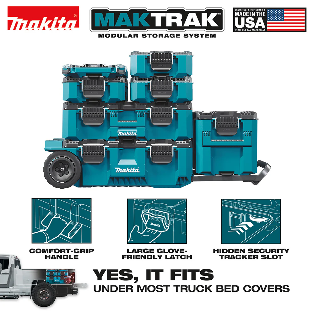 T-90065 MAKTRAK Deep Compact Organizer w/ 5 Organizer Bins