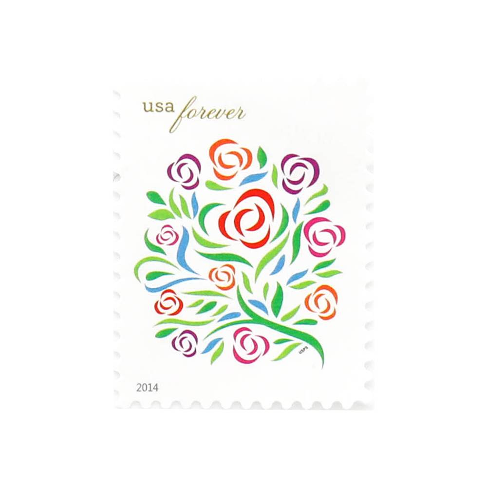 2013 First-Class Forever Stamp - Wedding Series: WhereDreams Blossom