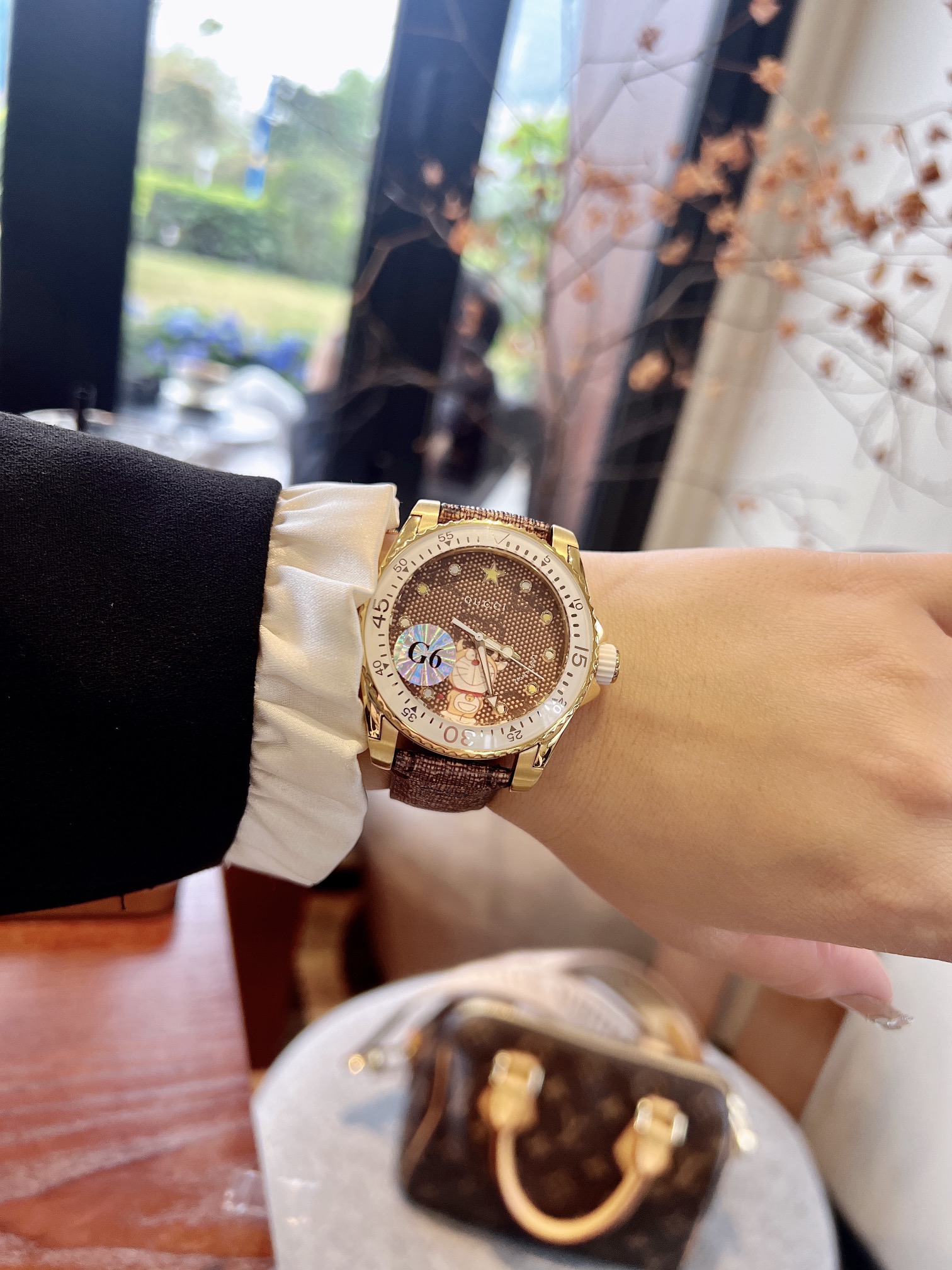 TOP GUCCI Swiss Quartz Movement Watches 40mm - Brown