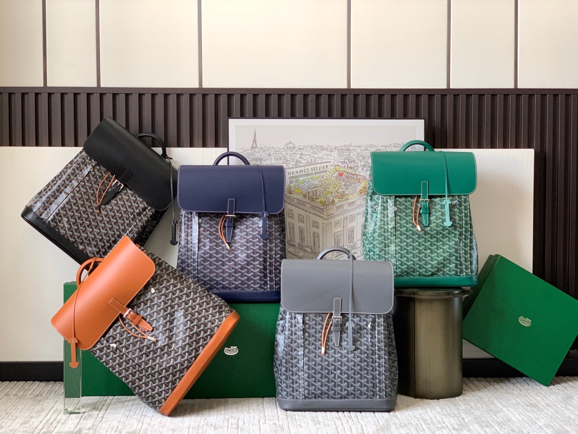 TOP Goyard Alpin Backpack PM 32x39x15.5cm - 5 Color