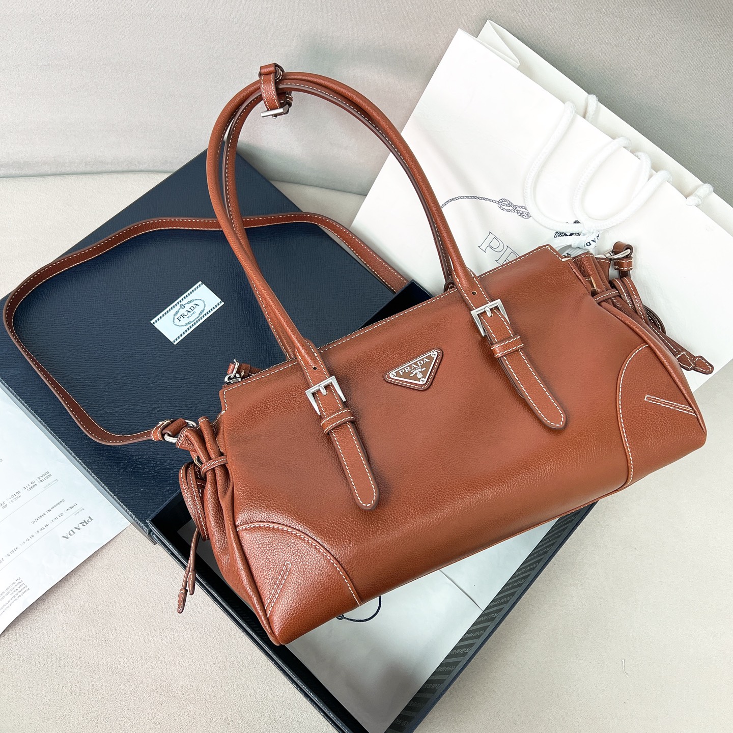 TOP PRADA Bonnie Bag 32×11×17.5cm- 3 Colors
