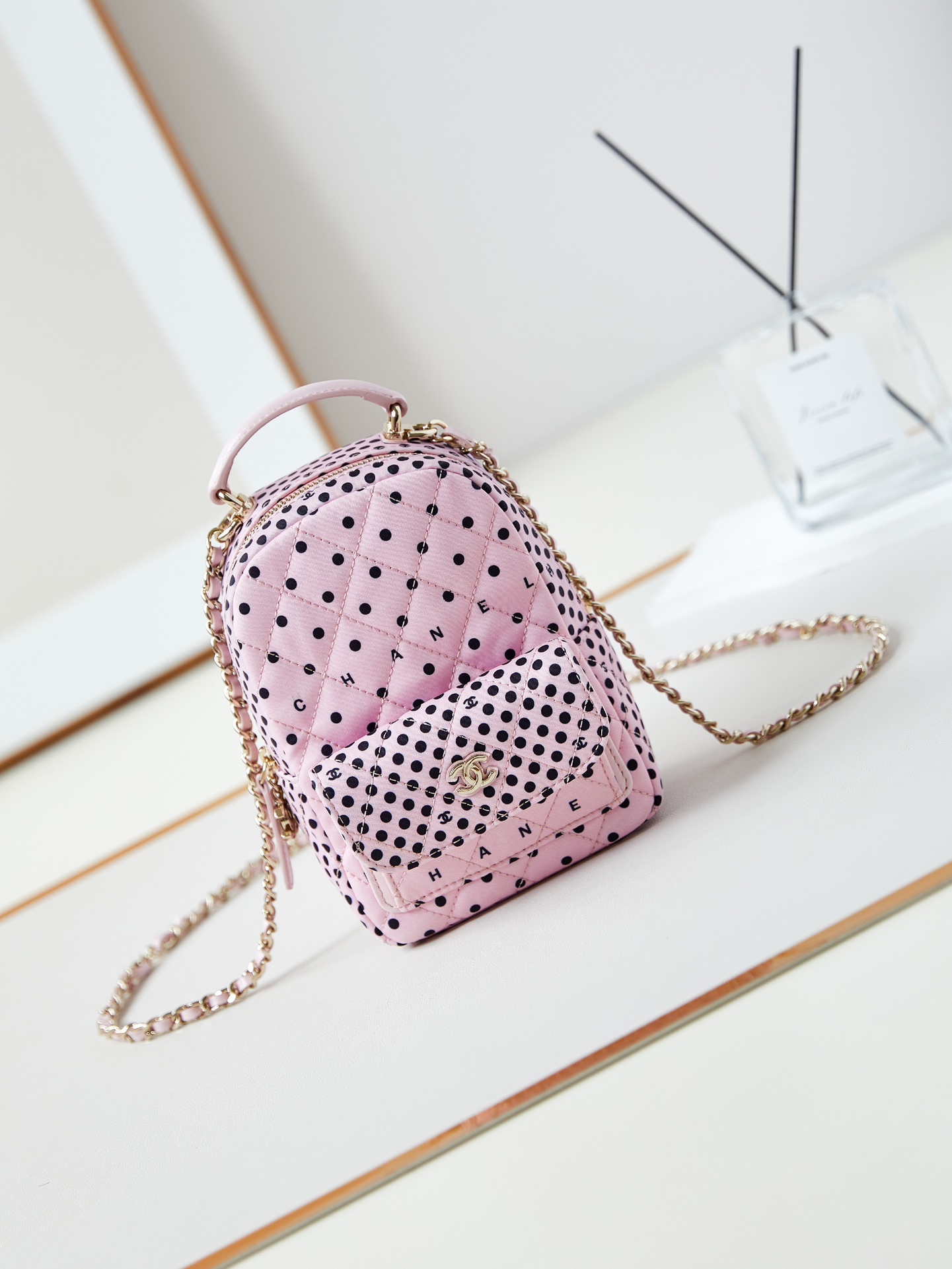 TOP CHANEL Woolen Backpack 13x18x9cm - 3 Color