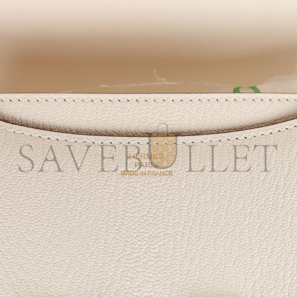 HERMES CONSTANCE 18 CHEVRE GOLD HARDWARE (18*15*4cm)
