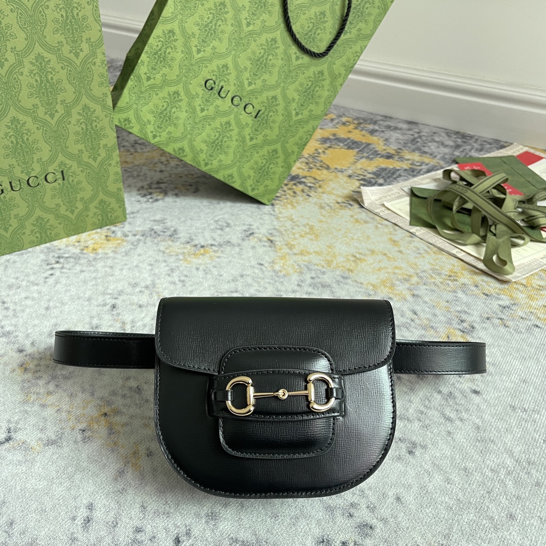 TOP GUCCI G*G Horsebit 1955 Mini Bags 16X13X6.5CM - 2 Colors