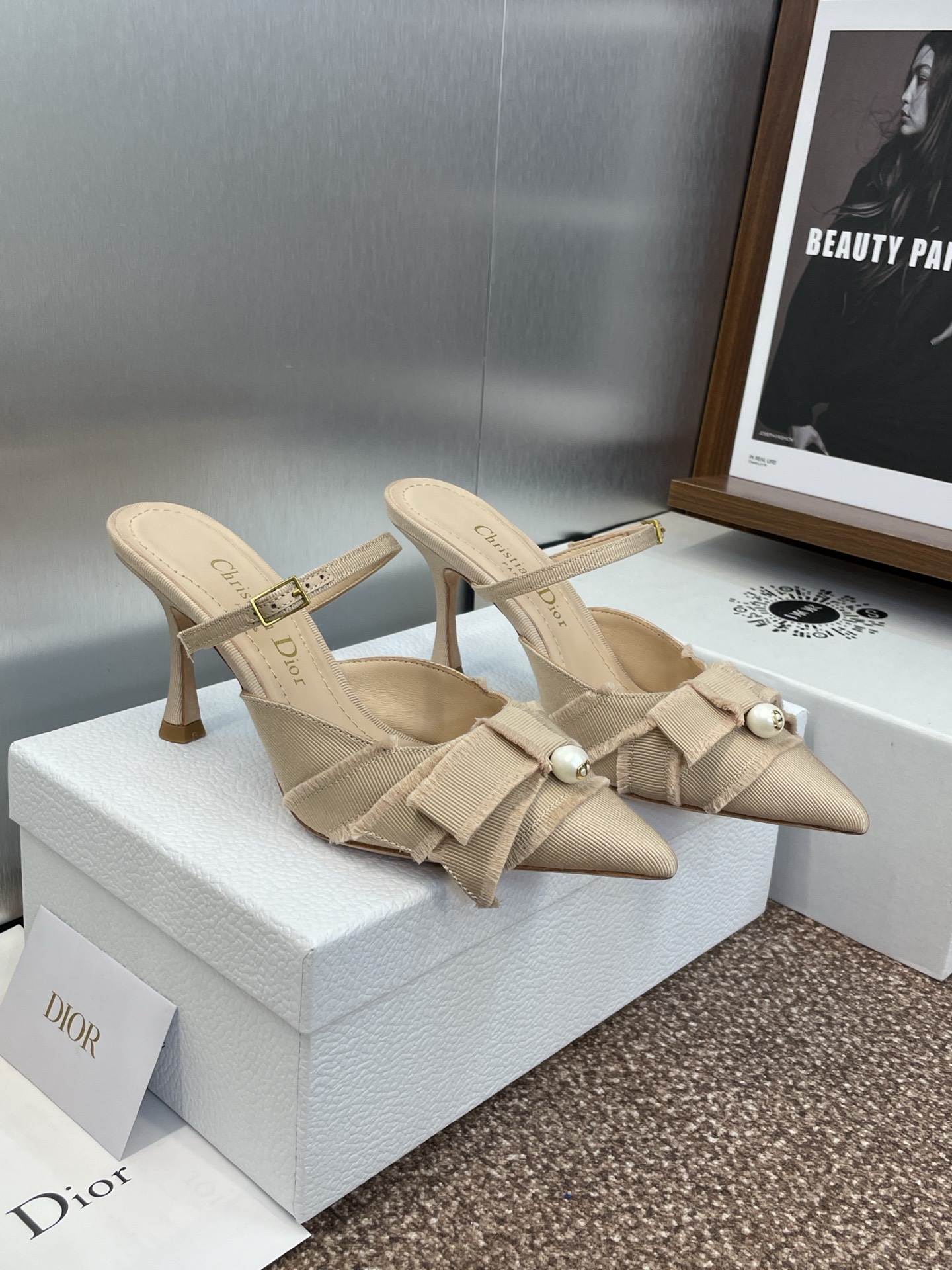 TOP Christian Dior Adiorble CD 7cm Heels Sandals - 2 Color