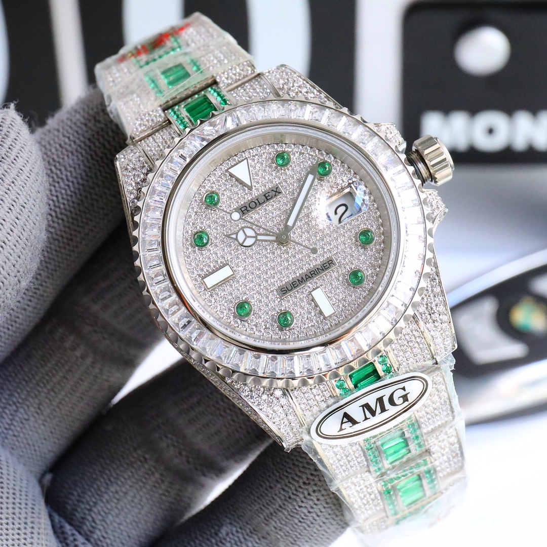 TOP ROLEX ROLEX Rolex Starry Wrist Pavé Diamond model - 3 Colors