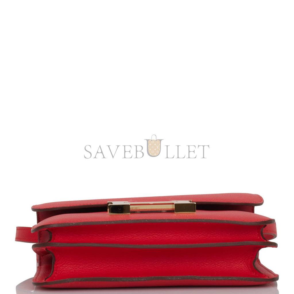 HERMES CONSTANCE 18 EVERCOLOR GOLD HARDWARE (18*15*4cm)