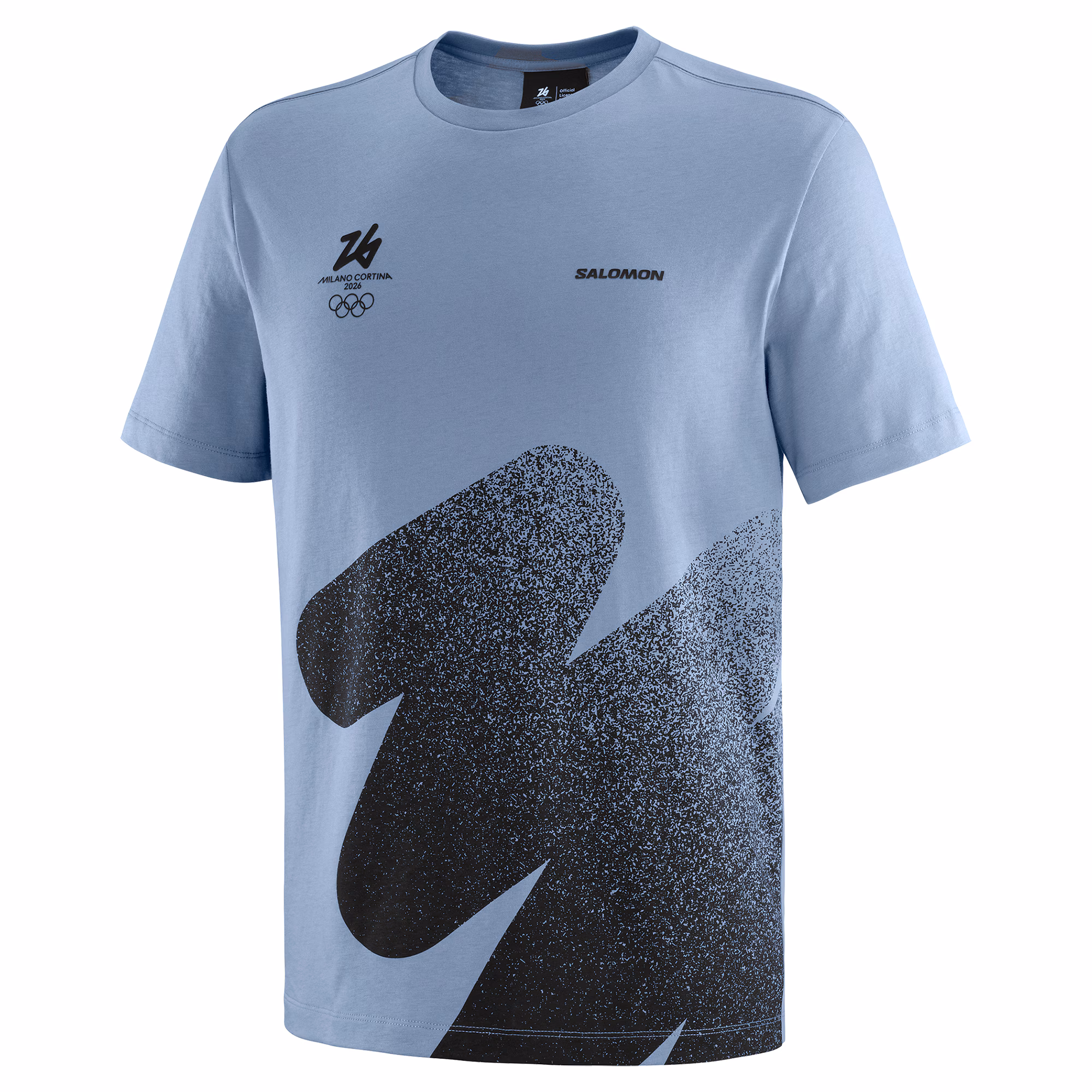Milano Cortina 2026 Olympics Salomon Logo Graphic T-Shirt - Unisex - Navy