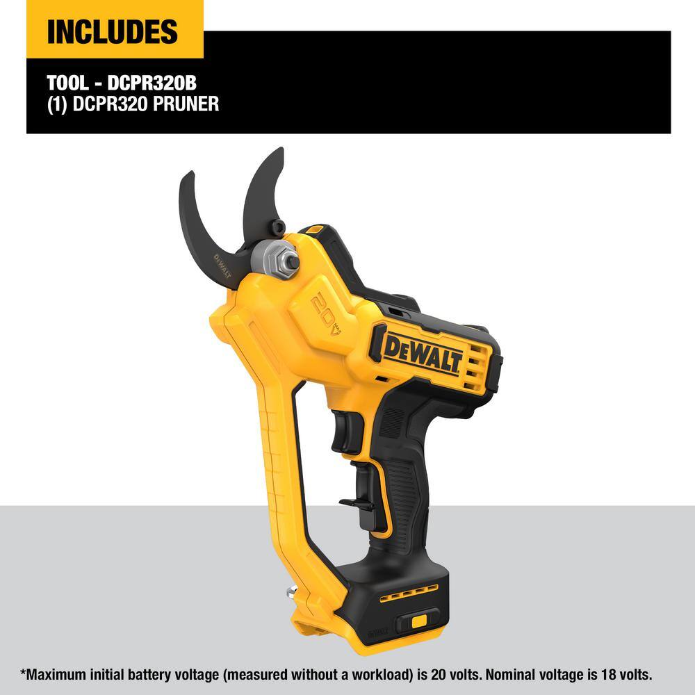 20V MAX Cordless Battery Powered Pruner (Tool Only)
